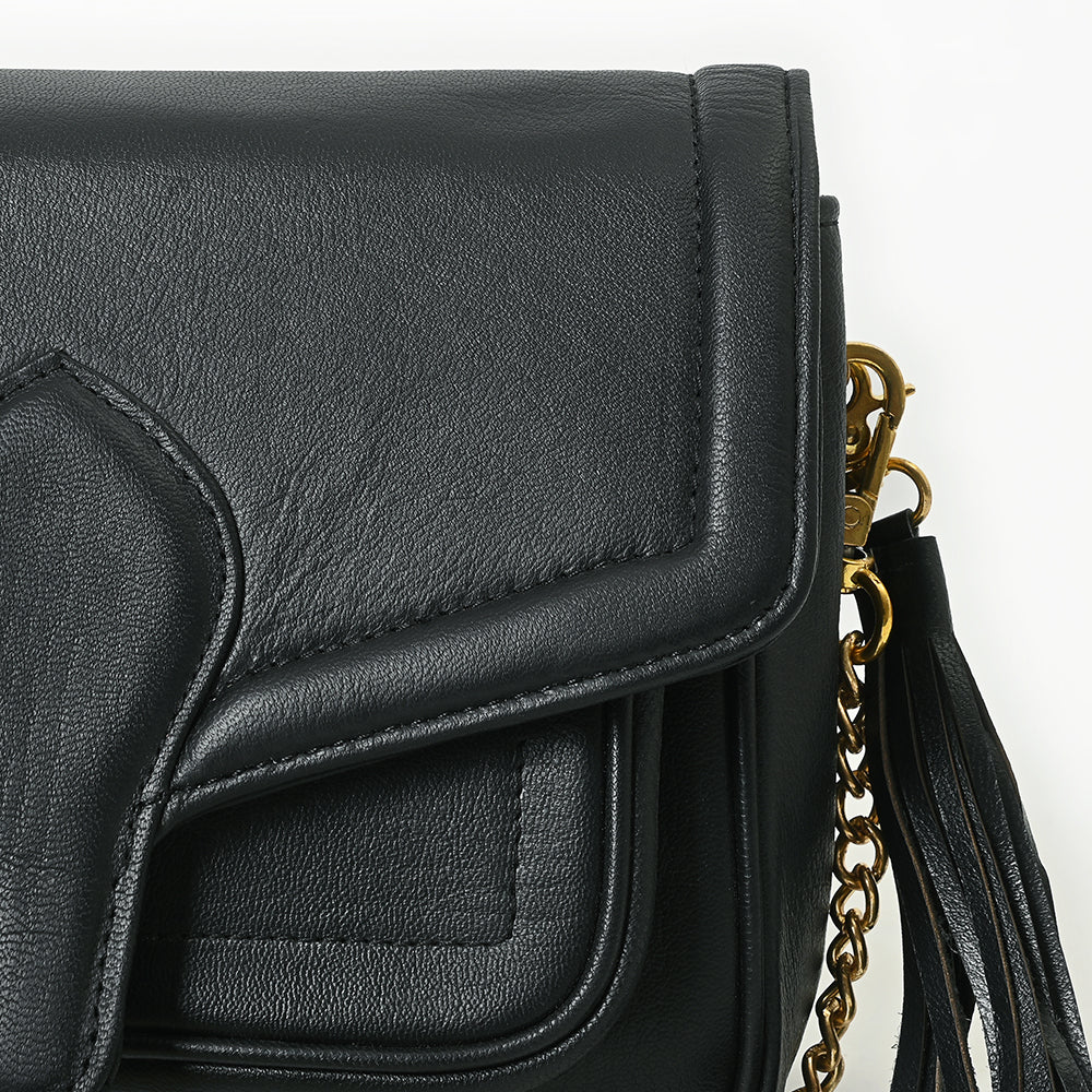 Never Mind Crossbody Genuine Leather Women Bag Western Handbag Purse