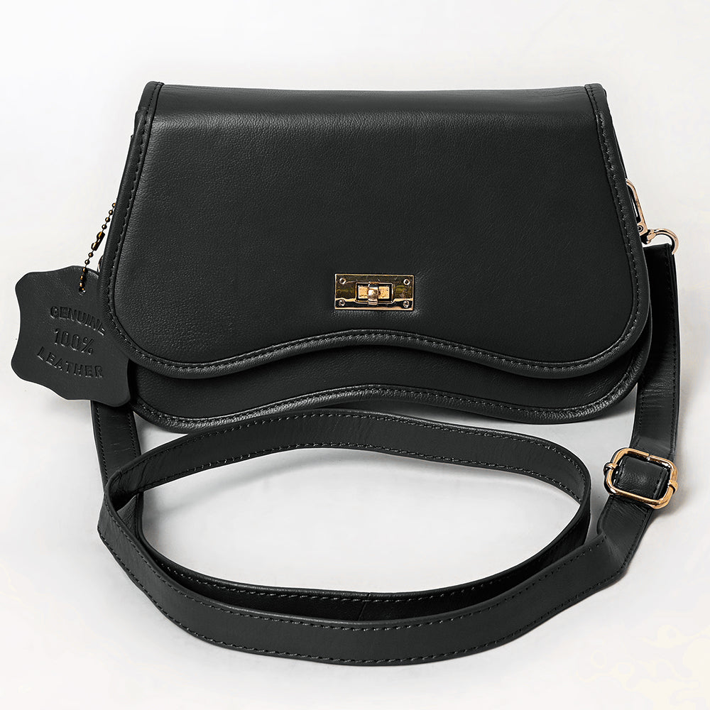 Never Mind Western Cross Body Genuine Leather Handbag Purse Wallet Bag For Women Girls