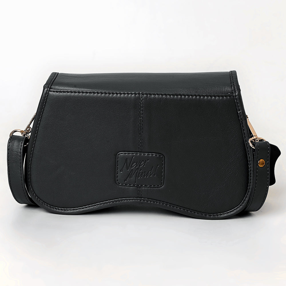 Never Mind Western Cross Body Genuine Leather Handbag Purse Wallet Bag For Women Girls