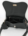 Never Mind Western Cross Body Genuine Leather Handbag Purse Wallet Bag For Women Girls