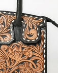 American Darling Tote Hand Tooled Genuine Leather Women Bag Western Handbag Purse