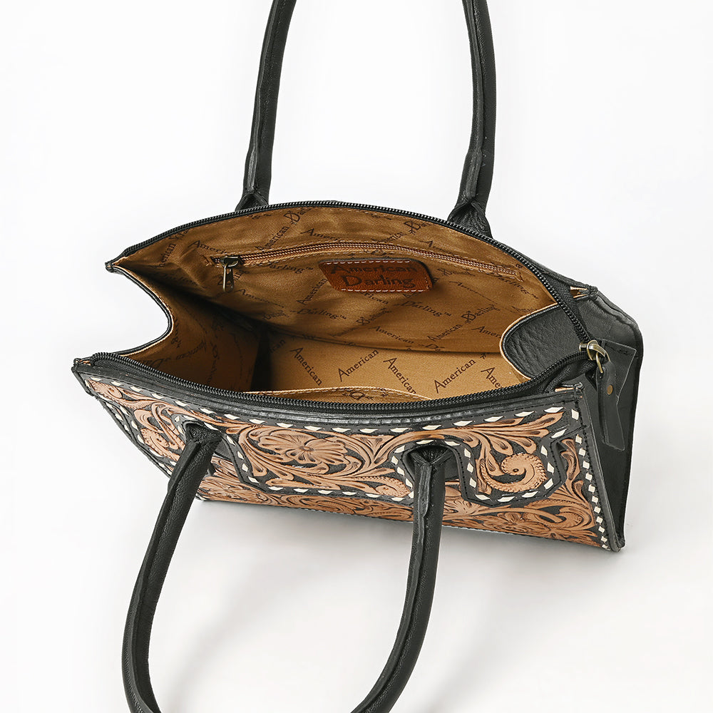 American Darling Tote Hand Tooled Genuine Leather Women Bag Western Handbag Purse