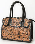 American Darling Tote Hand Tooled Genuine Leather Women Bag Western Handbag Purse