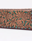 American Darling Wallet Beautifully Hand Tooled Genuine Leather women hand purse