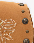 American Darling Crossbody Bag Beautifully Suede Leather women