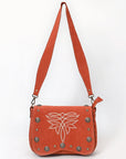 American Darling Crossbody Suede Genuine Leather Women Bag Western Handbag Purse