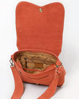 American Darling Crossbody Suede Genuine Leather Women Bag Western Handbag Purse