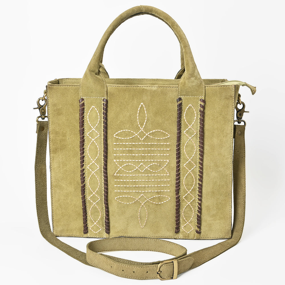 American Darling Tote Genuine Suede Leather women bag western handbag