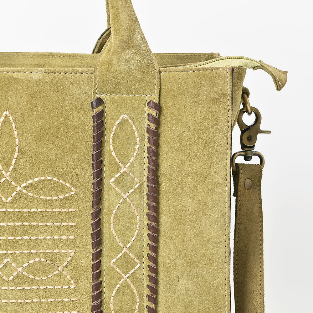 American Darling Tote Genuine Suede Leather women bag western handbag