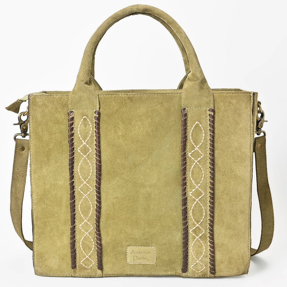 American Darling Tote Genuine Suede Leather women bag western handbag