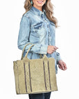 American Darling Tote Genuine Suede Leather women bag western handbag