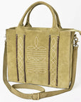 American Darling Tote Genuine Suede Leather women bag western handbag