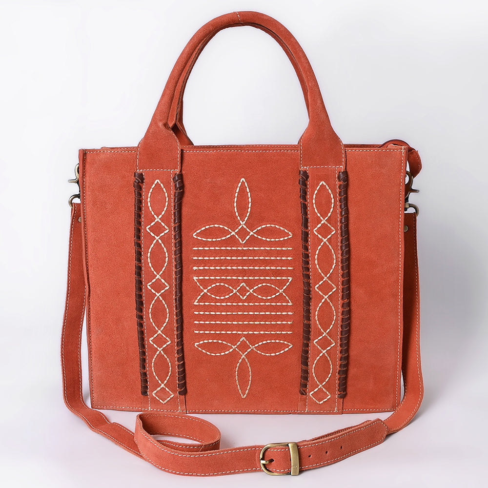 American Darling Tote Genuine Suede Leather women bag western handbag