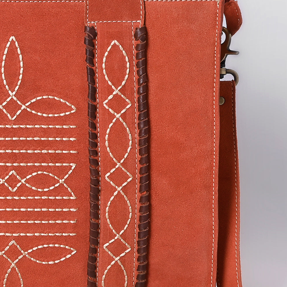 American Darling Tote Genuine Suede Leather women bag western handbag