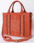 American Darling Tote Genuine Suede Leather women bag western handbag