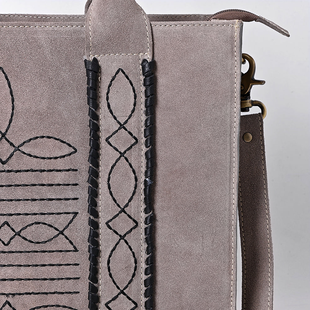 American Darling Tote Genuine Suede Leather women bag western handbag