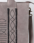 American Darling Tote Genuine Suede Leather women bag western handbag