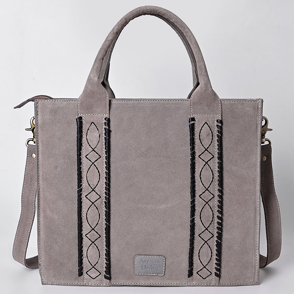 American Darling Tote Genuine Suede Leather women bag western handbag