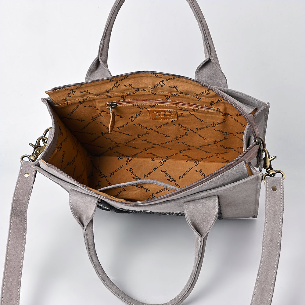 American Darling Tote Genuine Suede Leather women bag western handbag