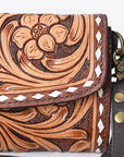 American Darling Crossbody Hand Tooled Genuine Leather women bag western handbag purse