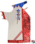 HILASON Western Horse Bull Riding Safety Leather Protective Vest & Rodeo Chaps Combo
