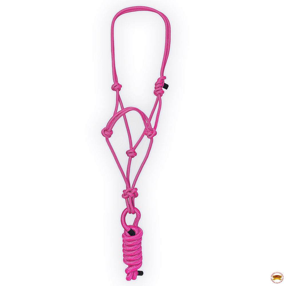 8 Ft Hilason Western Nylon Heavy-Duty Lead rope halters for horses bridle multi-colored