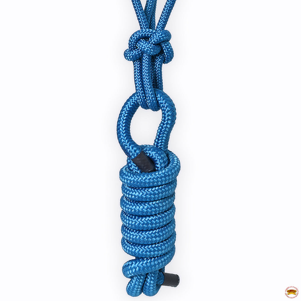 8 Ft Hilason Western Nylon Heavy-Duty Lead rope halters for horses bridle multi-colored