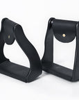 HILASON 3 in Neck Western Horse Heavy Duty Iron Saddle Stirrups Pair