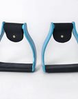 HILASON 3 in Neck Western Horse Heavy Duty Iron Saddle Stirrups Pair