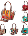 American Darling Tote Saddle Blanket Genuine Leather women bag western handbag purse