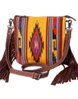 American Darling Cross Body Saddle Blanket Genuine Leather women bag western handbag purse