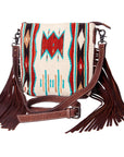 American Darling Cross Body Saddle Blanket Genuine Leather women bag western handbag purse
