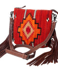 American Darling Cross Body Saddle Blanket Genuine Leather women bag western handbag purse
