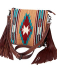 American Darling Cross Body Saddle Blanket Genuine Leather women bag western handbag purse