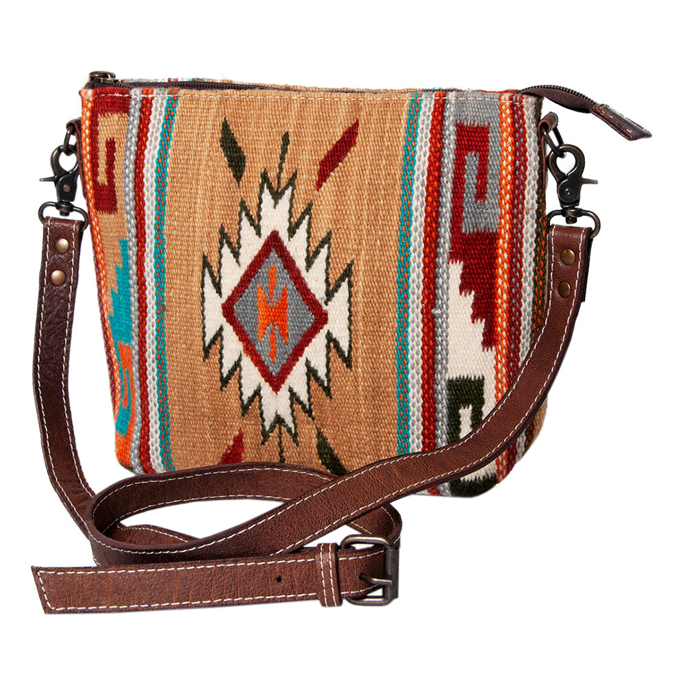 American Darling ADBG1009A Cross Body Saddle Blanket Genuine Leather women bag western handbag purse