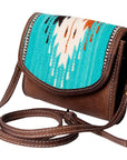 American Darling Messenger Saddle Blanket Genuine Leather women bag western handbag purse