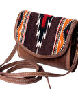 American Darling Messenger Saddle Blanket Genuine Leather women bag western handbag purse