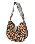 American Darling Hobo Hand Tooled Hair-On Genuine Leather women bag western handbag purse