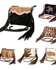 American Darling Small Crossbody Saddle Blanket Genuine Leather women bag western handbag purse