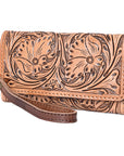 American Darling Clutch Hand Tooled Genuine Leather women bag western handbag purse