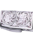 American Darling Clutch Hand Tooled Genuine Leather women bag western handbag purse