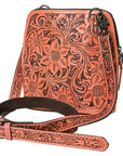 American Darling Cross Body Hand Tooled Genuine Leather women bag western handbag purse