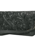 American Darling Clutch Hand Tooled Genuine Leather women bag western handbag purse