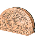 American Darling Coin Purse Hand Tooled Genuine Leather Women Bag Western Handbag Purse