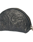 American Darling Coin Purse Hand Tooled Genuine Leather Women Bag Western Handbag Purse