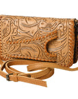 American Darling Clutch Hand Tooled Genuine Leather Women Bag Western Handbag Purse