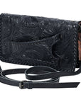 American Darling Clutch Hand Tooled Genuine Leather Women Bag Western Handbag Purse