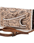American Darling Clutch Hand Tooled Genuine Leather Women Bag Western Handbag Purse