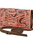 American Darling Clutch Hand Tooled Genuine Leather Women Bag Western Handbag Purse
