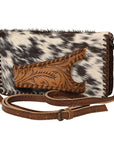 American Darling Clutch Hand Tooled Genuine Leather Women Bag Western Handbag Purse